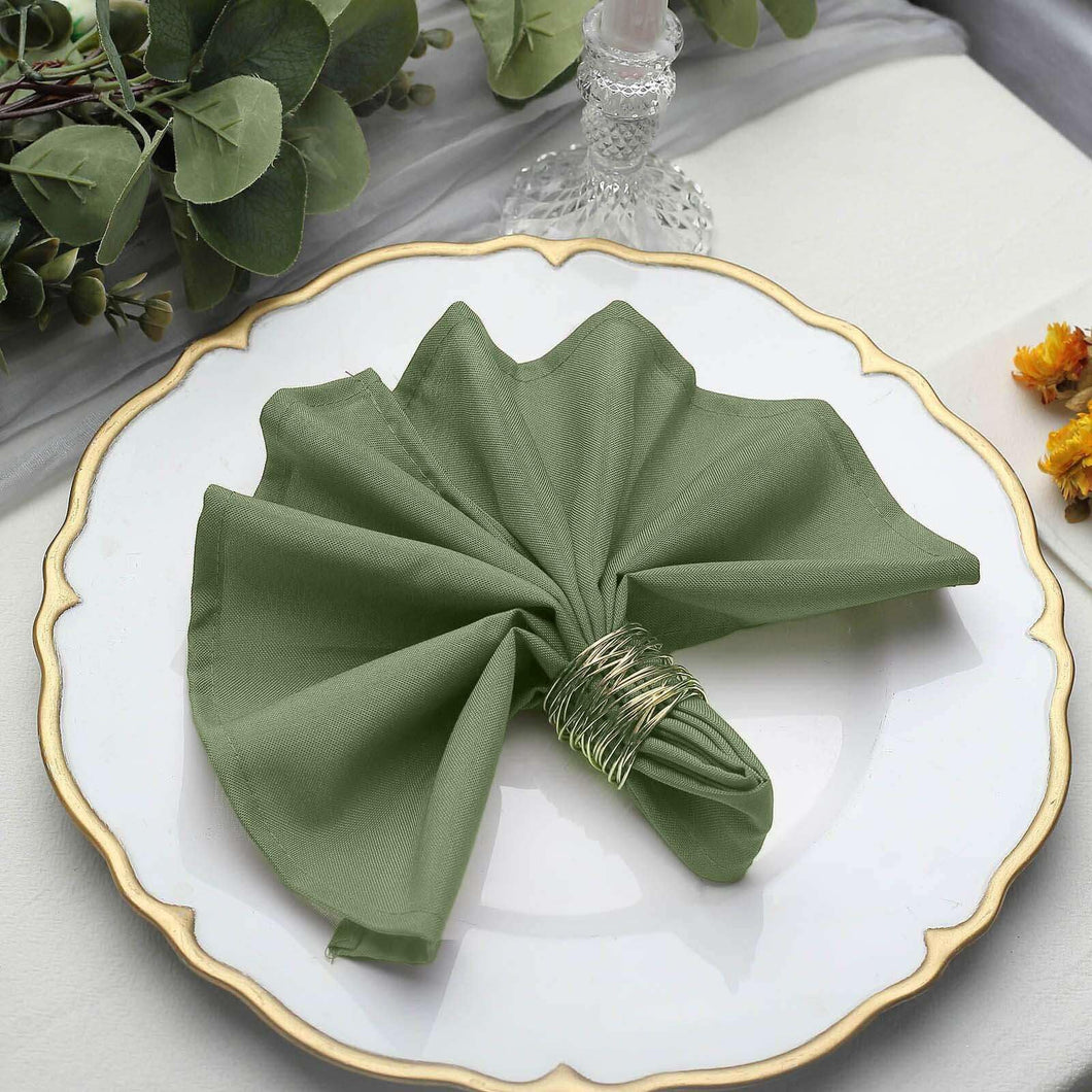 BURT100-H Willow Green Cloth Napkins