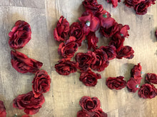 Load image into Gallery viewer, SMEG100-CM 65 Burgundy Red Rose Heads