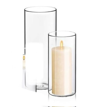 HIPP100-H Set of 2 Stackable Cylinder Vases