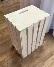 Load image into Gallery viewer, LEGO200-A Whitewash Wood Crate
