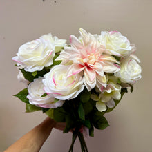 Load image into Gallery viewer, SPAYDE-U Pink &amp; Ivory Flower Bunch Bouquet
