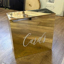 Load image into Gallery viewer, KISS-A Gold Mirrored “Cards” Box