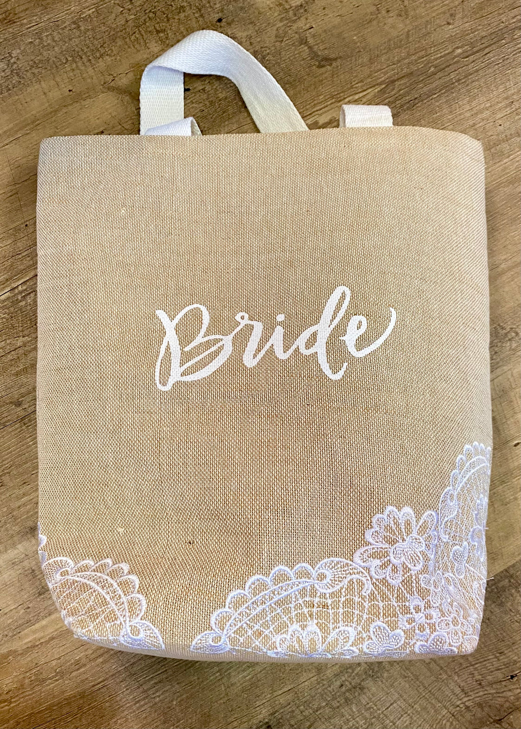 GRAY100-H Tweed “Bride” Tote Bag