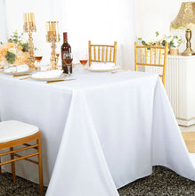 Load image into Gallery viewer, CHAP200-C 90” x 156” White, Rectangular Tablecloth