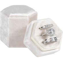 Load image into Gallery viewer, SMEG100-DB Off-White Ring Box