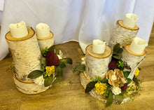 Load image into Gallery viewer, WEIL100-A Set of 4 Birch Floral Arrangements