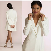 Load image into Gallery viewer, ROME100-B White Jacket Dress. Size S(4)