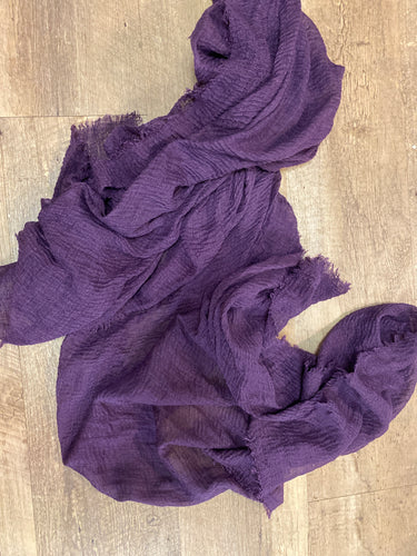 BUCK200-E 7ft Plum Purple Cheesecloth