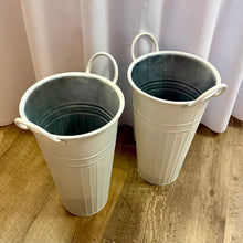 Load image into Gallery viewer, MADIGAN-Q 14” White, Metal Bucket