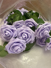 Load image into Gallery viewer, HENZ100-C Lavender Purple Foam Flowers