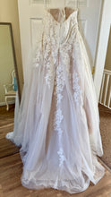 Load image into Gallery viewer, PIGZA-A NWT Ivory/Champagne Strapless Gown. Size 18W