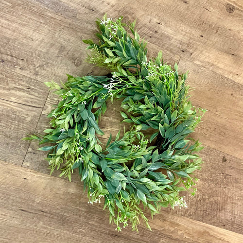SHIM100-V Greenery Floral Wreath Ring