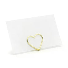 Load image into Gallery viewer, GAST200-J 20 Gold Heart Card Holders