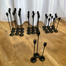 Load image into Gallery viewer, MARDULA-B Black Tapered Candle Holder