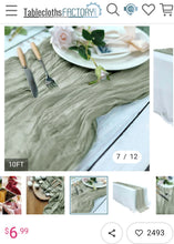 Load image into Gallery viewer, SCLE200-D 7ft Sage Cheesecloth