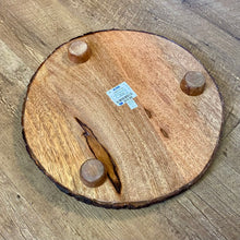Load image into Gallery viewer, SHIM100-F Wood Slab Cake Stand
