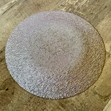 Load image into Gallery viewer, REES100-BC 11” Rose Gold Glass Plate