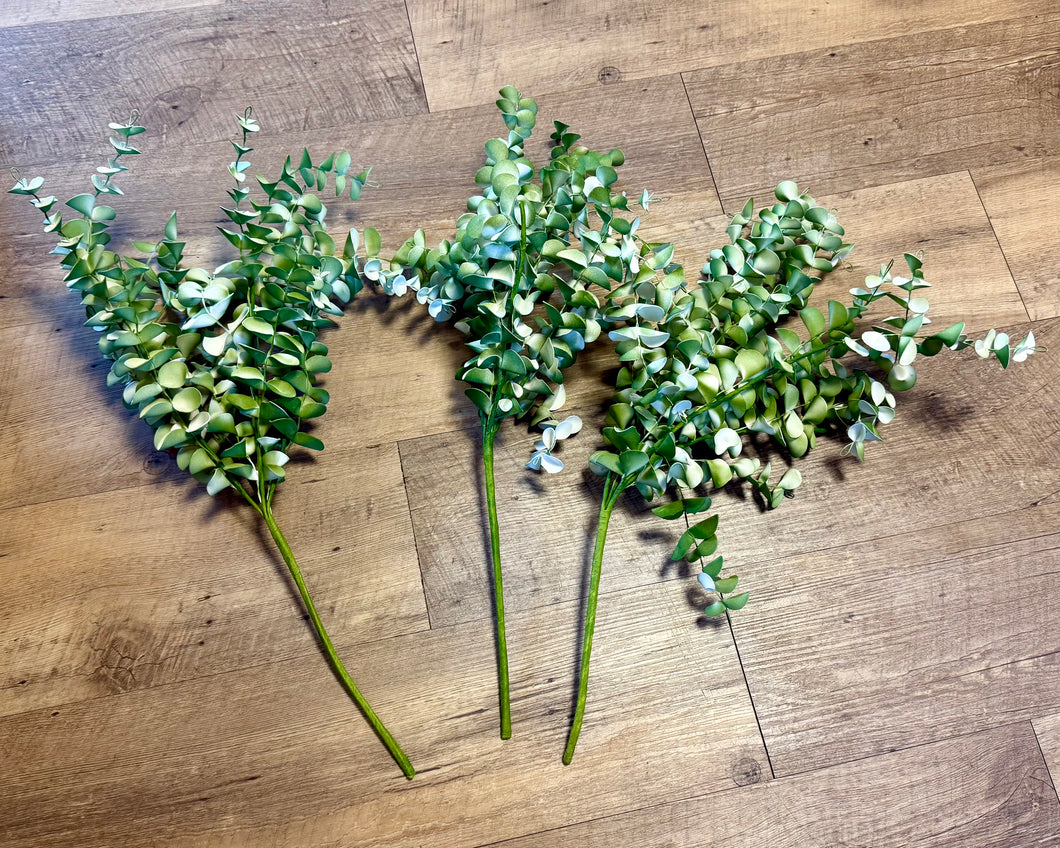 SHIM100-F Set of 3 Foam, Eucalyptus Stems