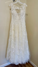 Load image into Gallery viewer, GASTON-D A-Line Sequins, Ivory Gown. Size 12