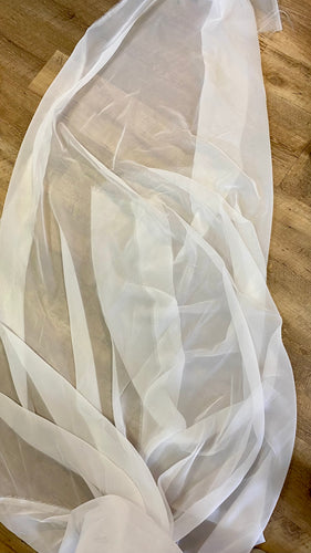 SHIM100-W 9 yrds White Draping Material