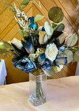 Load image into Gallery viewer, K&amp;K-AS Dusty Blue Bouquet &amp; Pocket Boutonnière