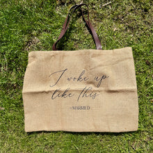 Load image into Gallery viewer, MARDULA-I “I woke up like this #married” Bag