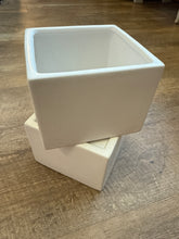 Load image into Gallery viewer, BENN100-X White Ceramic, Square Vase