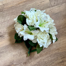 Load image into Gallery viewer, MADIGAN-S Ivory &amp; Greenery Toss Bouquet