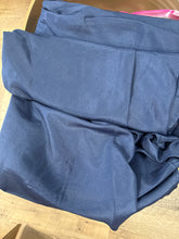 Load image into Gallery viewer, WILSON-D 108” Navy Blue Round Tablecloth