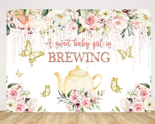 DEYU100-J “A Sweet Baby Girl is Brewing” Banner