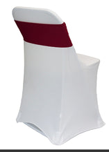 Load image into Gallery viewer, SMEG100-G Mulberry/Sangria, Spandex Chair Bands