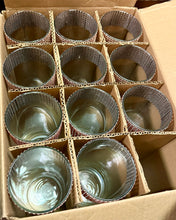 Load image into Gallery viewer, MADIGAN-B 9” Cylinder Vase w/ Rose Gold Rhinestone Trim