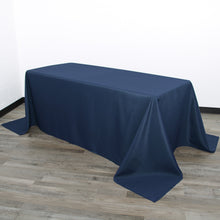 Load image into Gallery viewer, CHAP200-A 90” x 156” Navy Blue, Rectangular Tablecloth