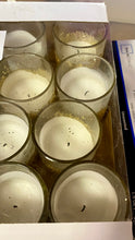Load image into Gallery viewer, LOVE100-V 12 Gold Glitter Votive Cups