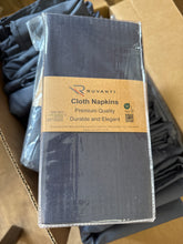 Load image into Gallery viewer, SMEG100-CO 24 Charcoal Grey Cloth Napkins. New