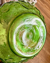 Load image into Gallery viewer, BROWN-F Green Glass Vase/Candle Holder