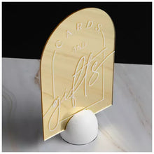 Load image into Gallery viewer, CLOUSER-S Gold Reception Signs