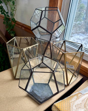 Load image into Gallery viewer, REES100-X Glass Geometric Candle Holder/Lantern