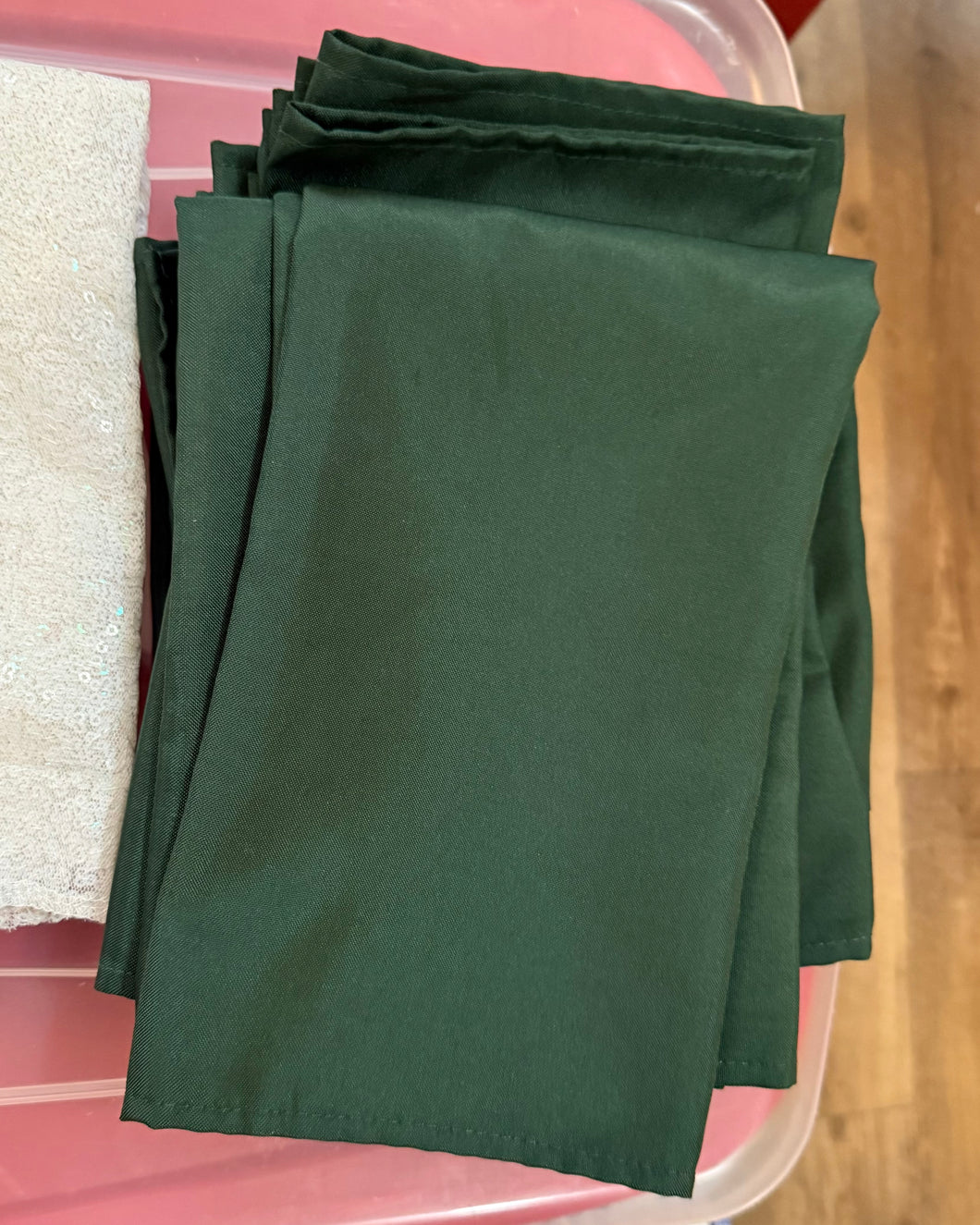 REES100-BZ Hunter/Emerald Green Cloth Napkin