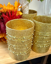 Load image into Gallery viewer, LOVE100-Q Gold Cylinder Vases