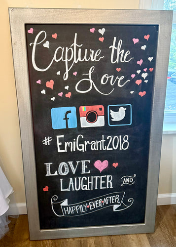 REES100-CE Grey/Silver Frame Signage