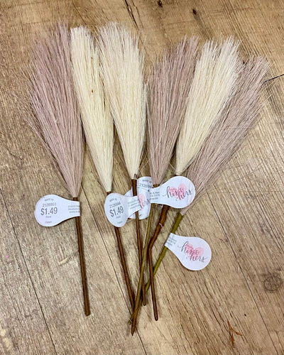 COY100-I 9” Pampas Grass Picks