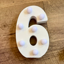 Load image into Gallery viewer, MCMULLEN-F Marquee Number “6”