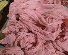 Load image into Gallery viewer, YINGLING-D Petal Pink Cheesecloth Table Runner