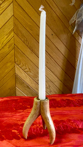 LYNN100-F Antler Taper Candle Holder