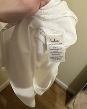 Load image into Gallery viewer, WARN100-A White Satin, Tea-Length Dress. M