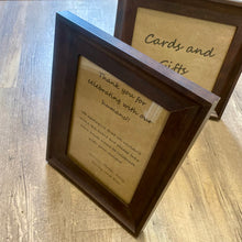 Load image into Gallery viewer, SHIM100-A 8x10” Rustic Wood Frame