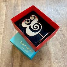 Load image into Gallery viewer, KOPI100-K Kate Spade Mr “&amp;” Mrs Cake Topper