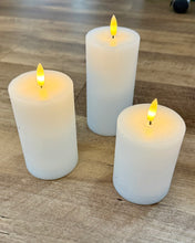 Load image into Gallery viewer, REES100-CS 3pc White-Wax Battery Operated Candles