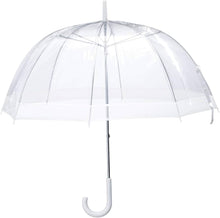 Load image into Gallery viewer, WILSON-G Clear Umbrella, White Handle